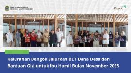 Kalurahan Dengok Salurkan BLT Dana Desa dan Bantuan Gizi untuk Ibu Hamil Bulan November 2025
